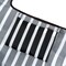 Wrapables Large Foldable Tote Nylon Reusable Grocery Bags, Stripes